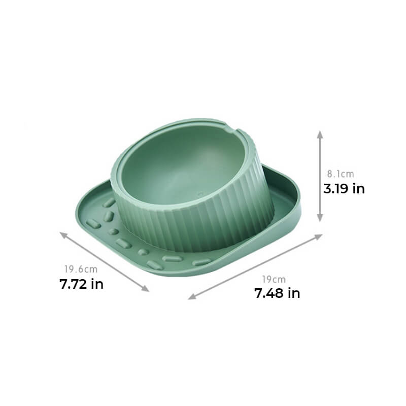 Pet Neck Guard Spill-proof Feeding Bowl