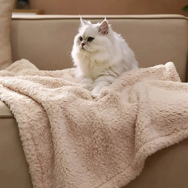 Polar Fleece Comfortable Warm Multifunctional Pet Blanket
