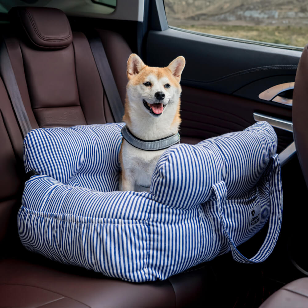 Portable Leisure Outing Pet Booster Large Dog Car Seat Bed