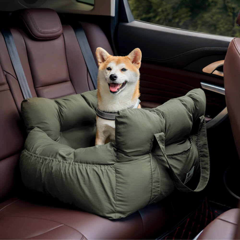 Portable Leisure Outing Pet Booster Large Dog Car Seat Bed