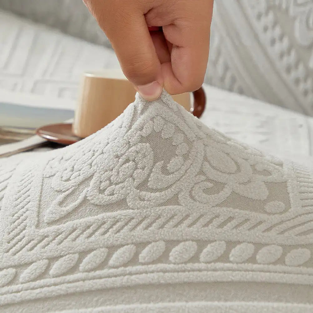 Retro Jacquard Pattern Full-Coverage Sofa Protector Magic Couch Cover