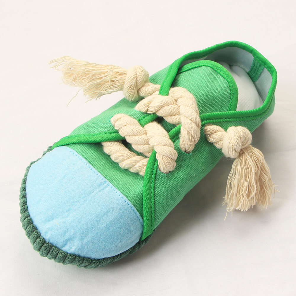 Colourful Shoes Durable Rope Chewing Interactive Dog Toy