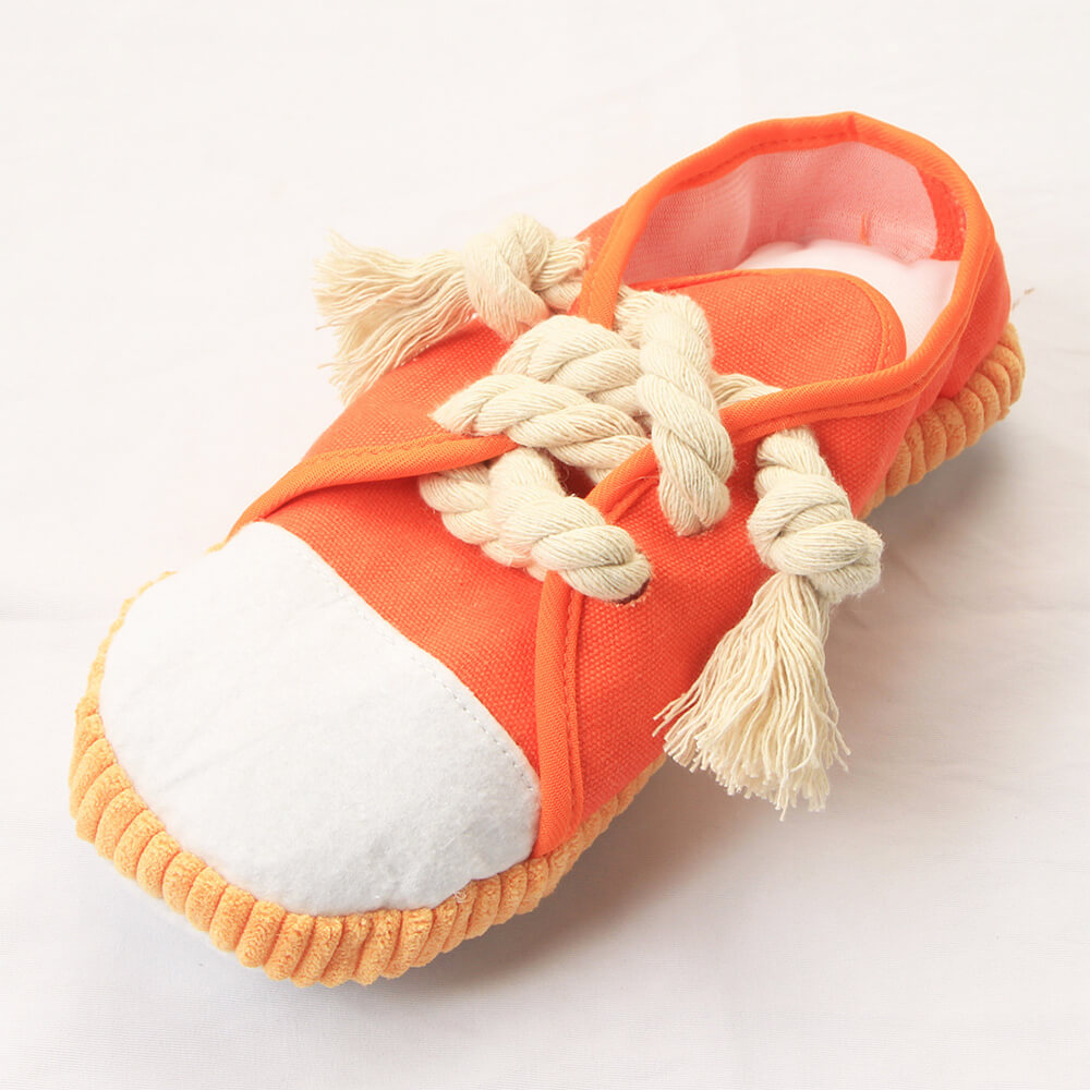 Colourful Shoes Durable Rope Chewing Interactive Dog Toy