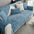 Waterproof Antimicrobial Simple Chenille Fabric Anti-scratch Couch Cover