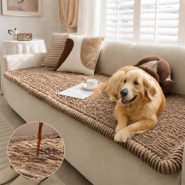 Waterproof Lazy Soft Flannel Breathable Pet Mat Non-slip Couch Cover