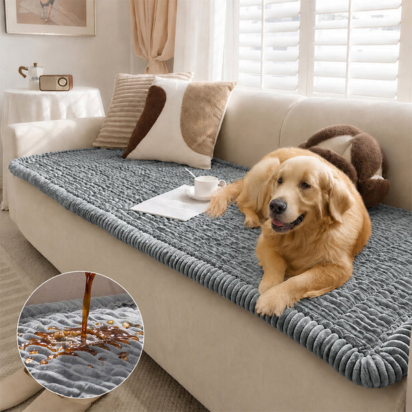 Waterproof Lazy Soft Flannel Breathable Pet Mat Non-slip Couch Cover