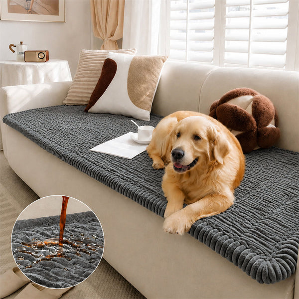 Waterproof Lazy Soft Flannel Breathable Pet Mat Non-slip Couch Cover