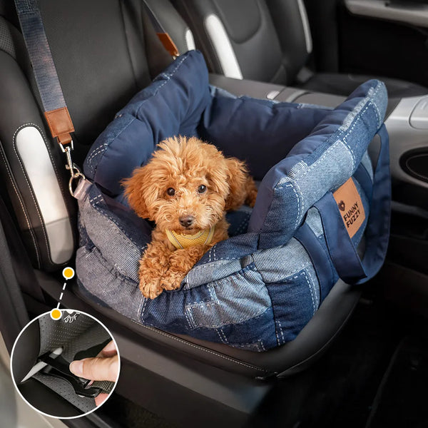 Portable ISOFIX Dog Car Seat Bed with ISOFIX System