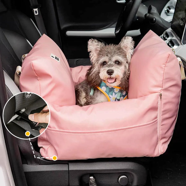 Waterproof ISOFIX Dog Car Seat Bed with Isofix System - First Class