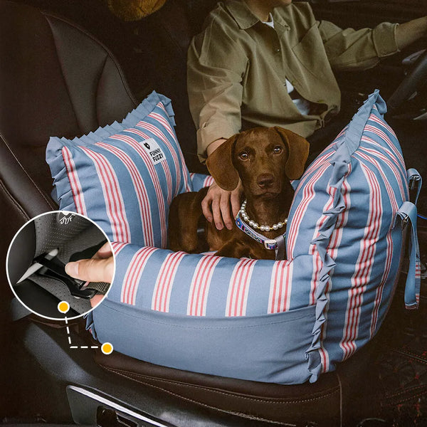 Waterproof ISOFIX Dog Car Seat Bed with Isofix System - First Class
