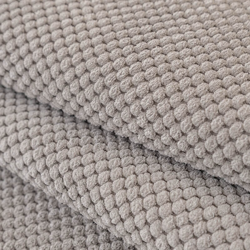 Simple Solid Colour Plush Furniture Protector Outdoor Couch Cover