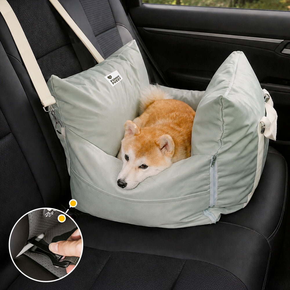 Waterproof ISOFIX Dog Car Seat Bed with Isofix System - First Class