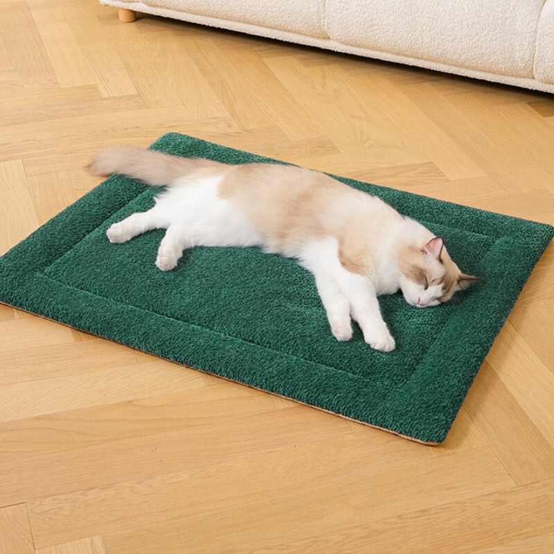 Warm Comfortable Non-slip Plush Pet Mat