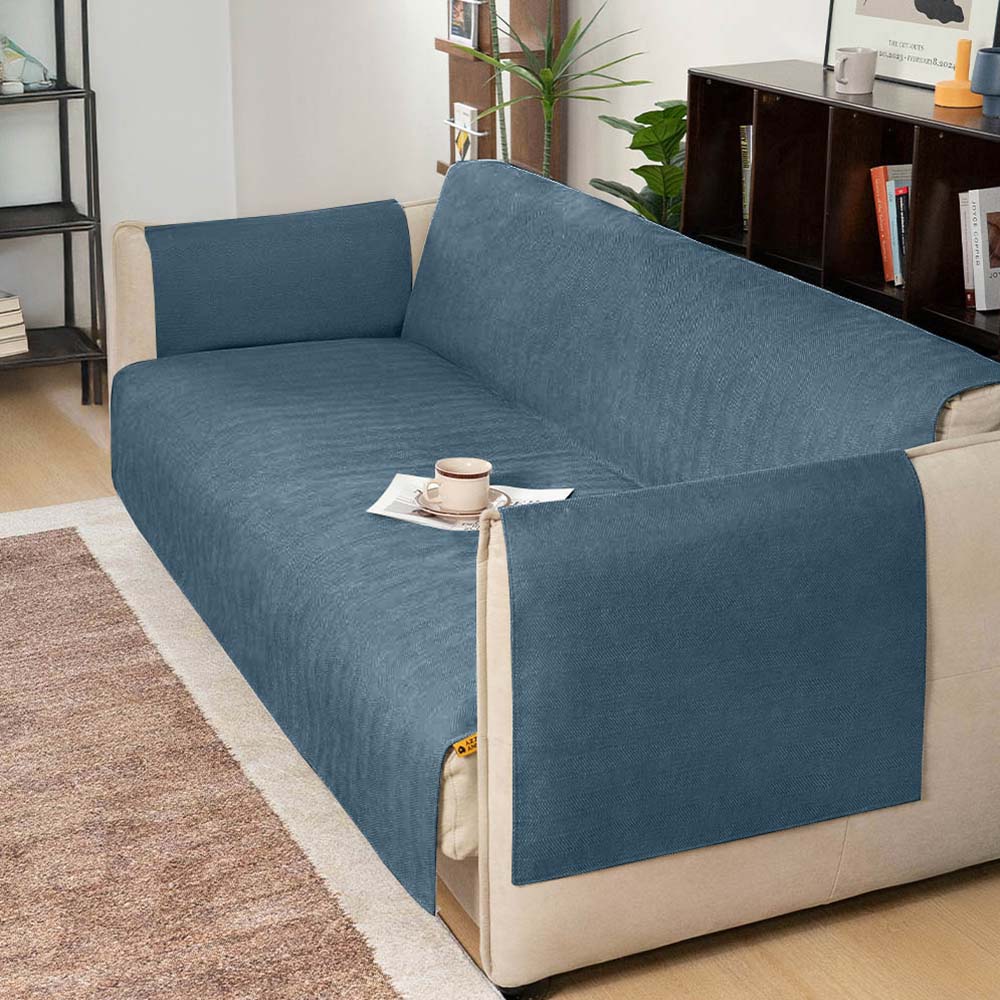 Waterproof Non-Slip Furniture Protector One-Piece Pet Sectional Couch Cover-Slipsafe