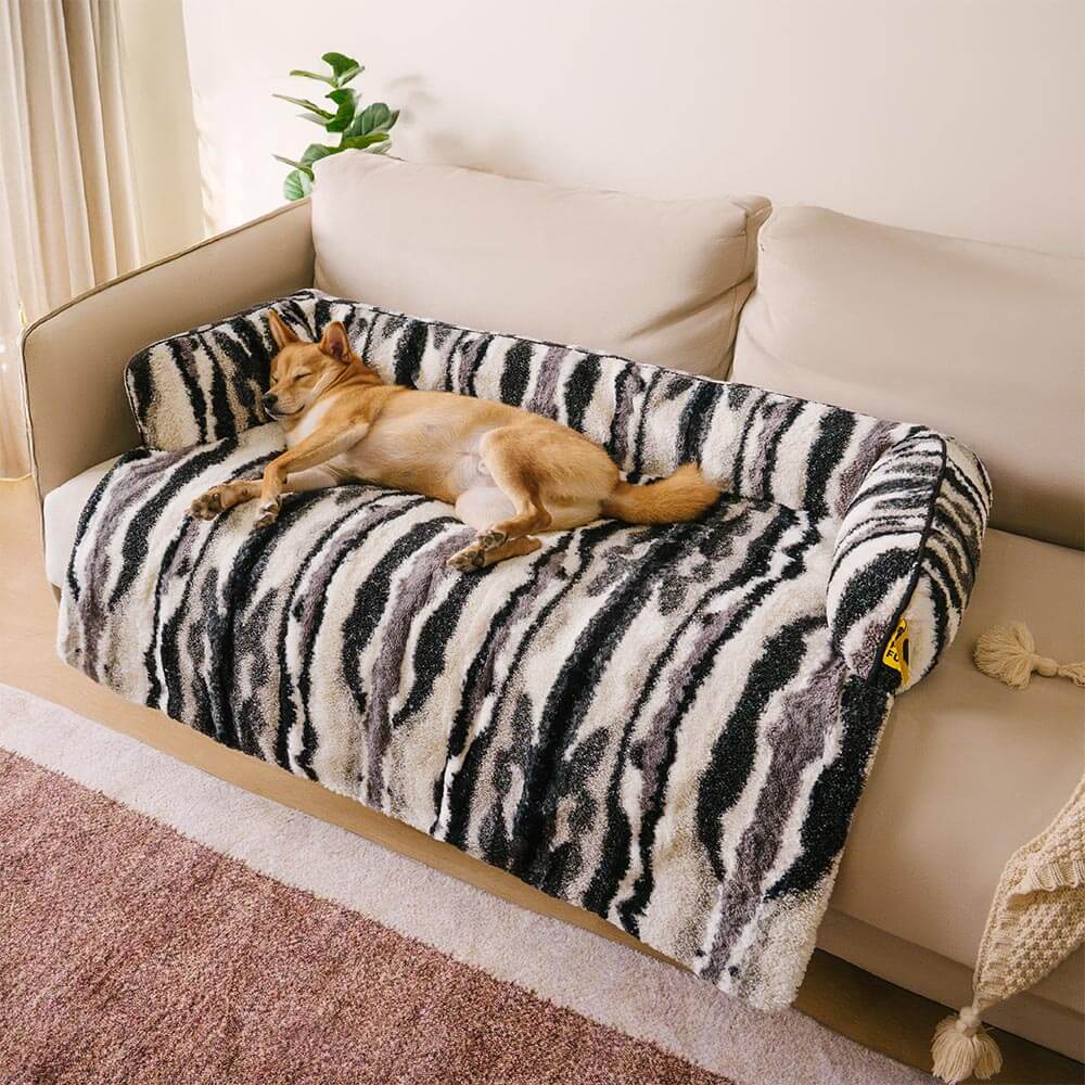 Nordic Plush Sofa Protector Dog Mat - PawLounge