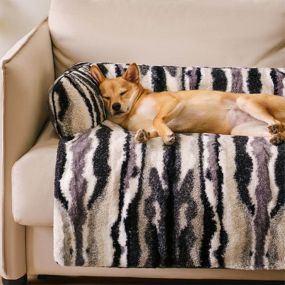 Nordic Plush Sofa Protector Dog Mat - Paw Lounge