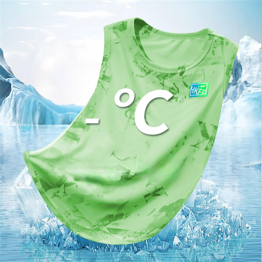 Big Dog Summer Cooling Vest - Thin Ice Silk, Breathable & Lightweight Sportswear