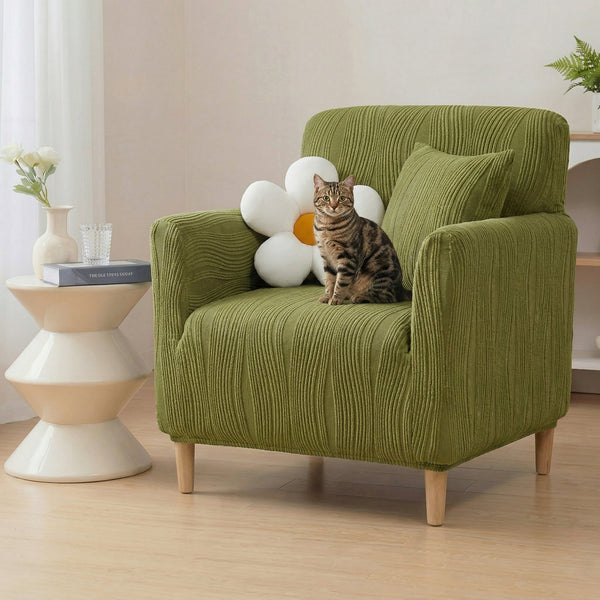 Jacquard Stretch Full-Cover Anti-scratch Recliner Chair Covers