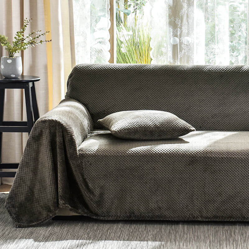 Cosy Velvet Blanket Anti-Scratch Couch Cover