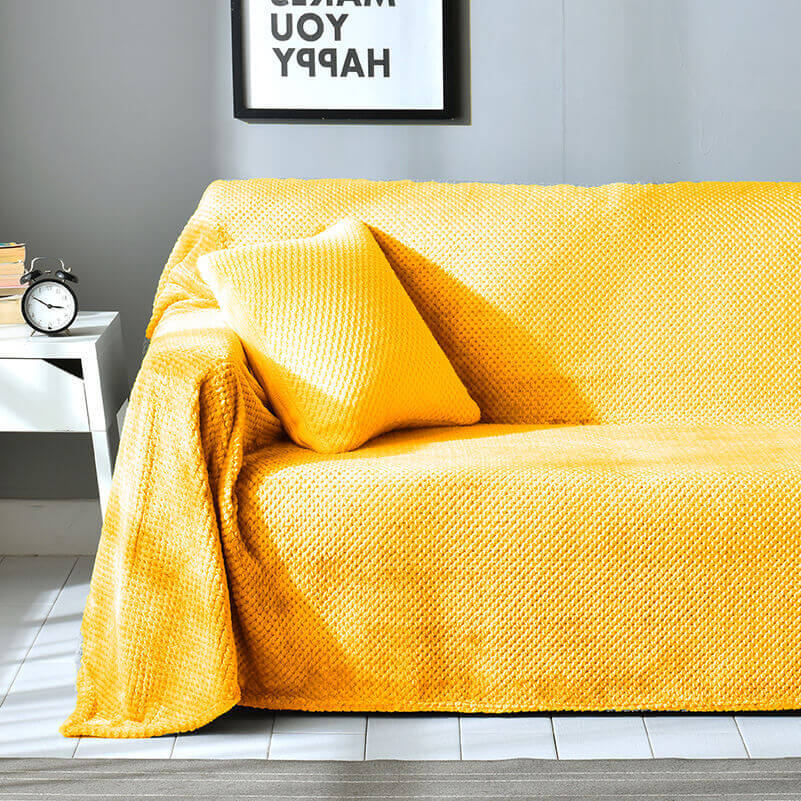 Cosy Velvet Blanket Anti-Scratch Couch Cover